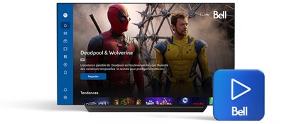 À compter d’aujourd’hui, les clients de Bell de l’Ontario et du Québec peuvent regarder du contenu en continu sur Télé Fibe, sans récepteur. (Groupe CNW/Bell Canada (MTL))