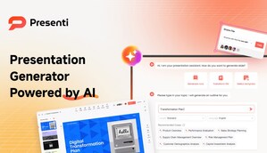 Presenti.ai Launches Enhanced AI Presentation Maker, Positioned as Powerful Gamma Alternative