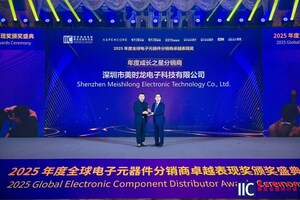 Meishilong Electronics Clinches 2025 Global Electronic Component Distributor "Annual Growth Star Award" - Dual Consecutive Wins Reinforce Industry Leadership