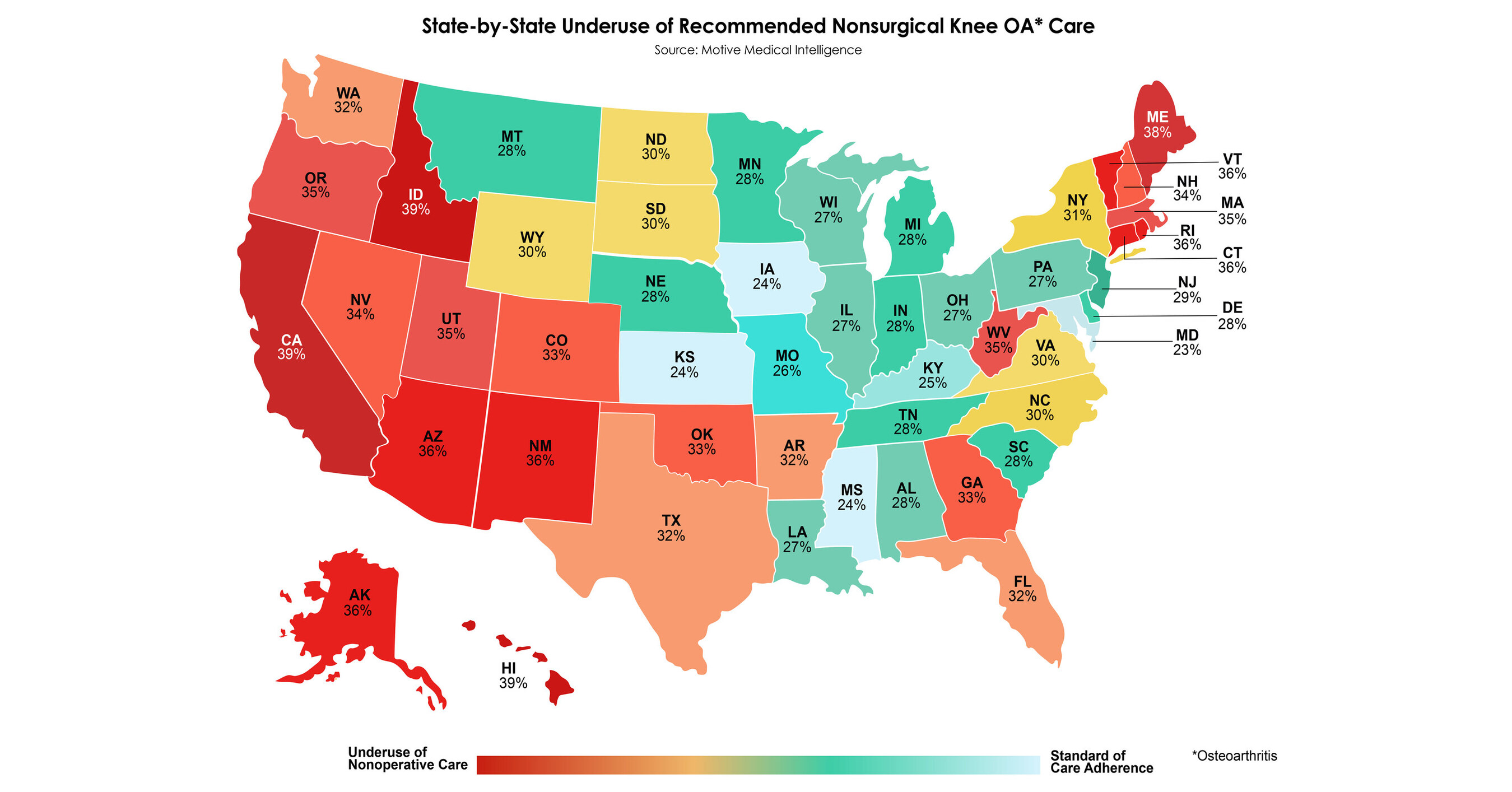 For Knee Pain the Care You Get Depends on Where You Live, New Report Finds