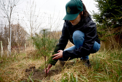 Forests Canada Chief Operating Officer Elizabeth Jarrett at a planting site supported by the Greenbelt Foundation in Caledon, Ontario in May 2025. (CNW Group/Forests Canada) Forests Canada Chief Operating Officer Elizabeth Jarrett at a planting site supported by the Greenbelt Foundation in Caledon, Ontario in May 2025. (CNW Group/Forests Canada)