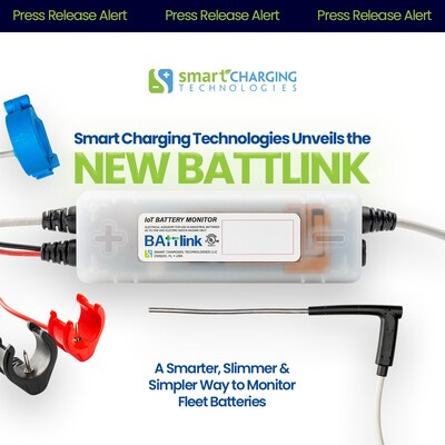 Smart Charging Technologies Unveils the New BATTlink: A Smarter, Slimmer and Simpler Way to Monitor Fleet Batteries