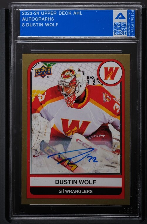 2023-24 Upper Deck AHL Card encapsulated by The Authority 2023-24 Upper Deck AHL Card encapsulated by The Authority