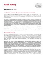 Lundin Mining Announces TSX Approval for a Normal Course Issuer Bid (CNW Group/Lundin Mining Corporation)