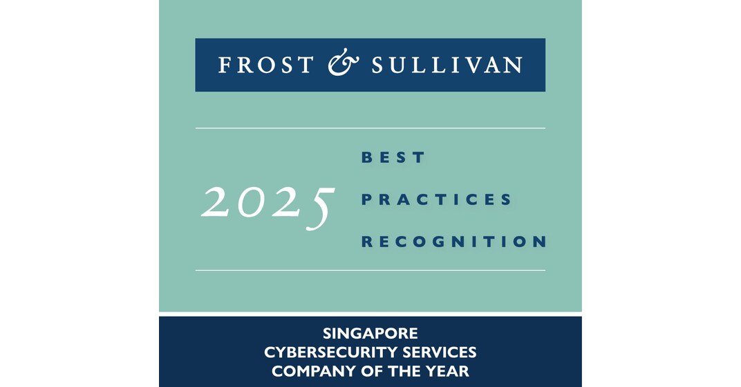 Singtel Receives Frost & Sullivan's 2025 Singapore Company of the Year Recognition in Cybersecurity Services Leadership