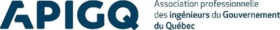 Logo Association professionnelle des ing&#233;nieurs du gouvernement du Qu&#233;bec (APIGQ) (Groupe CNW/Association professionnelle des ing&#233;nieurs du gouvernement du Qu&#233;bec (APIGQ))