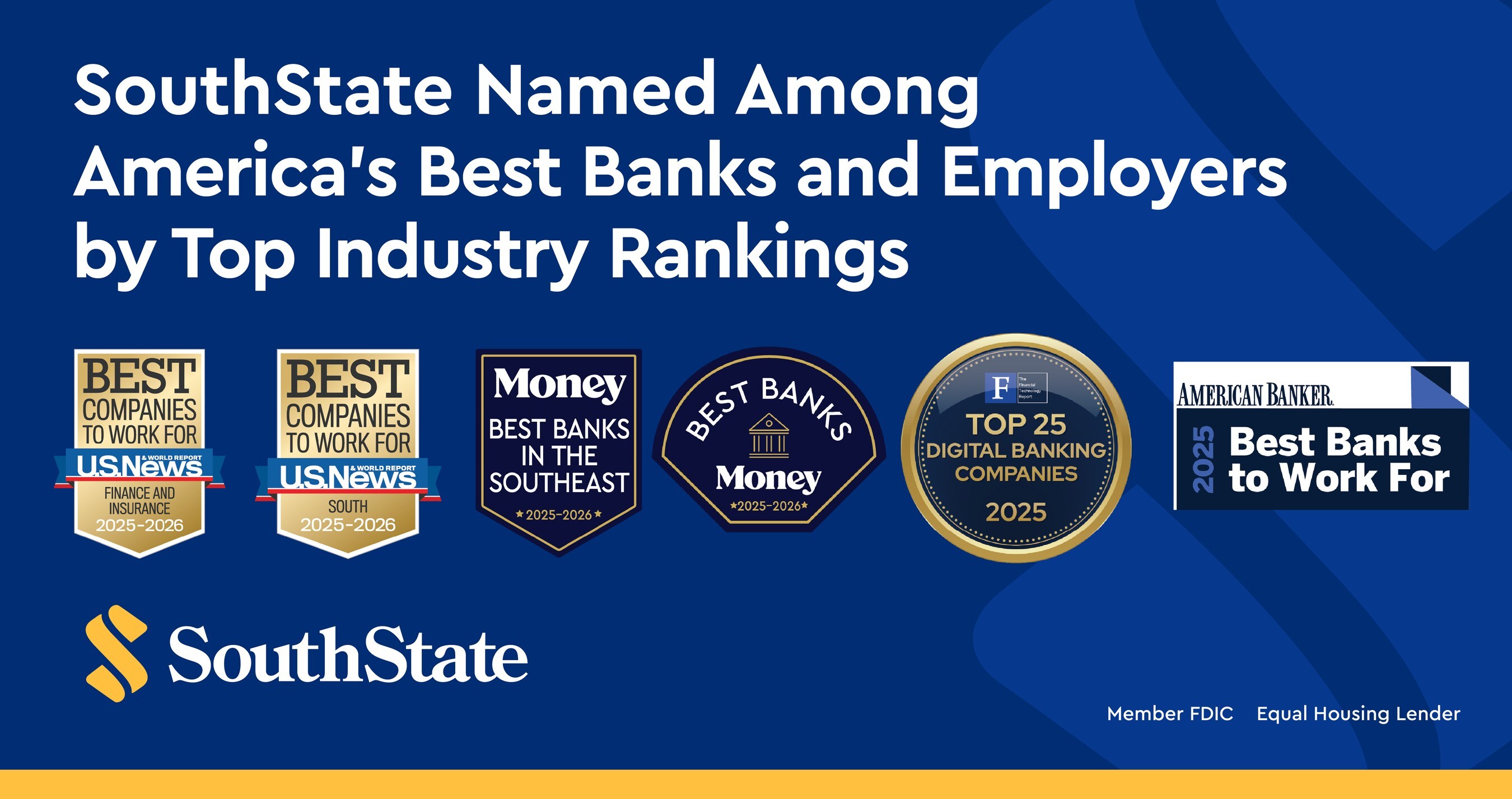 SouthState élue parmi les meilleures banques et employeurs d'Amérique : quelles opportunités pour la France ?