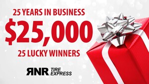 RNR Tire Express Celebrates 25 Years With Nationwide Giveaway