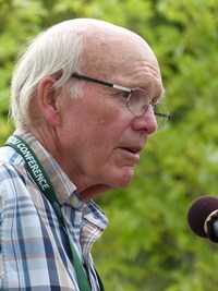 The Very Rev. Dr. Robert F. Smith, speaking at the 30th anniversary of the Apology. Photo credit: Kelly Buehler (CNW Group/United Church of Canada)