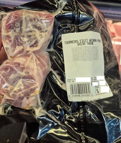 Tournedos de filet mignon de porc (Groupe CNW/Ministère de l'Agriculture, des Pêcheries et de l'Alimentation)