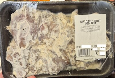 haute de cuisse de poulet (Groupe CNW/Ministère de l'Agriculture, des Pêcheries et de l'Alimentation)