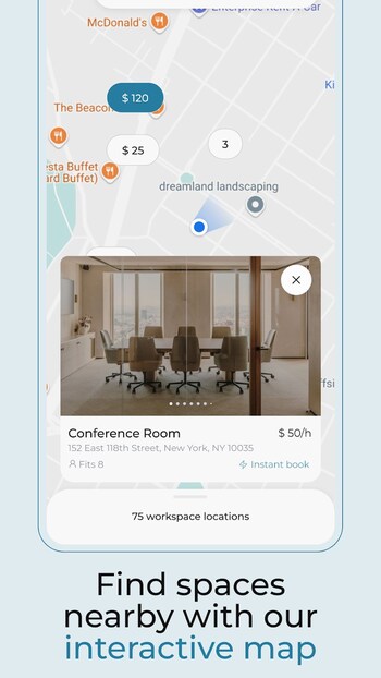 Find spaces nearby with our interactive map (PRNewsfoto/Alliance Virtual Offices)