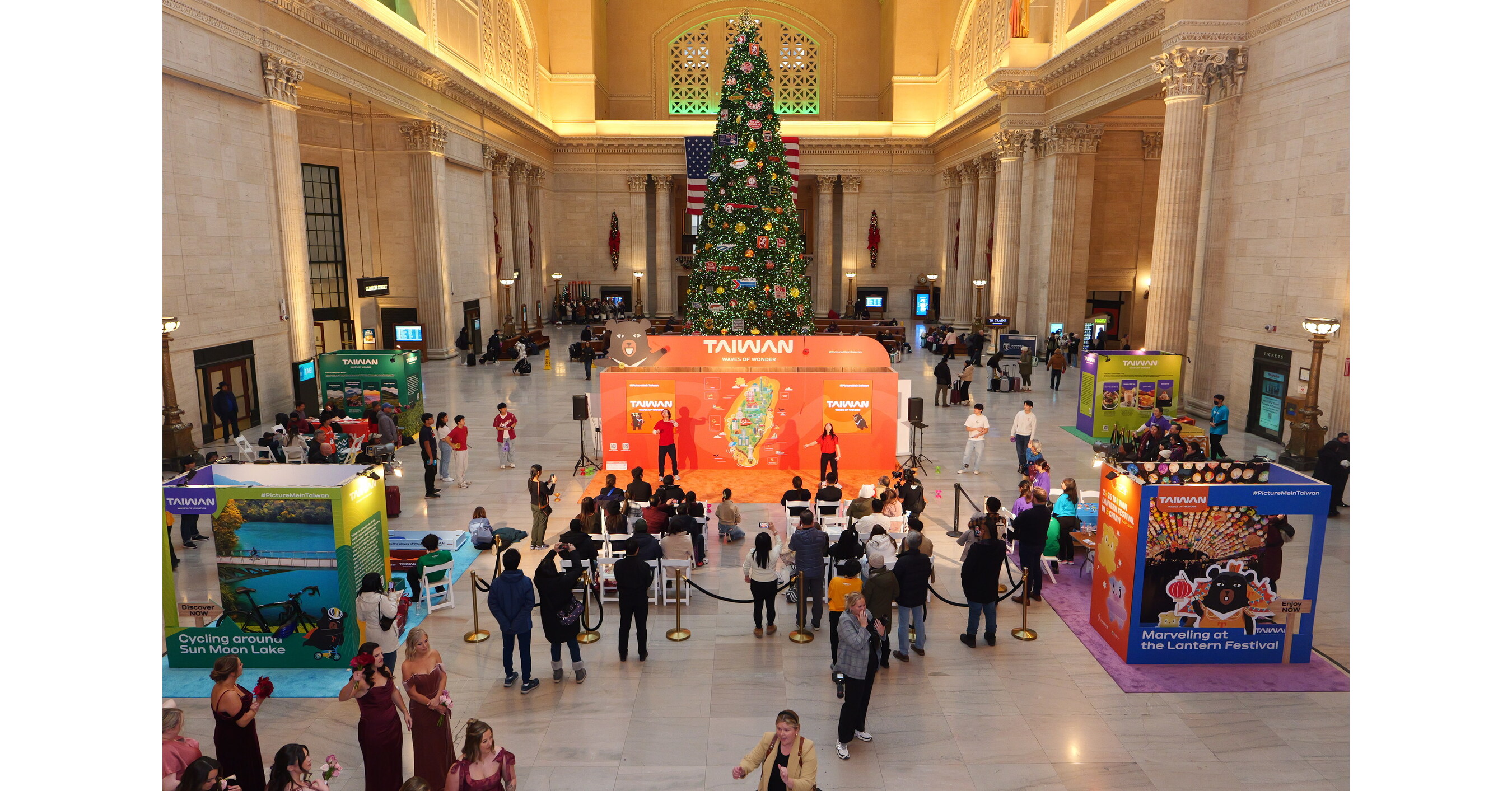 Taiwan Tourism Brings Immersive Tourism Cultural Celebration to Chicago Union Station with PictureMeInTaiwan Event