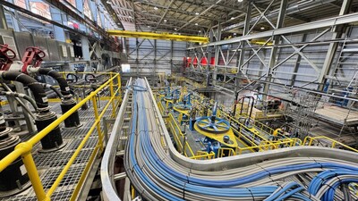 Process Plant – Cable and Piping Installation (CNW Group/Foran Mining Corporation) Process Plant – Cable and Piping Installation (CNW Group/Foran Mining Corporation)