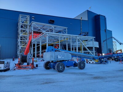 Compressor Building (CNW Group/Foran Mining Corporation) Compressor Building (CNW Group/Foran Mining Corporation)