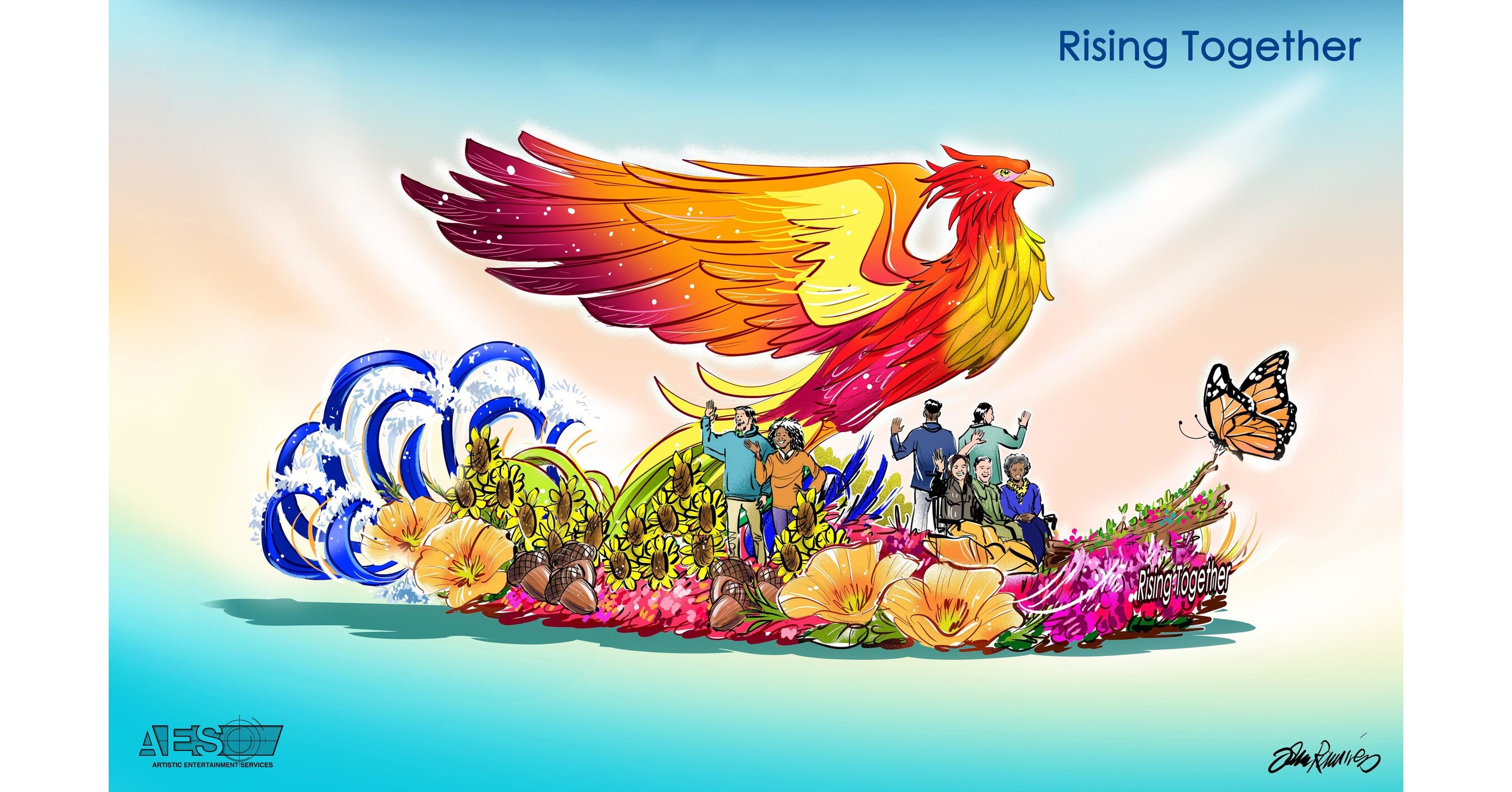 Rising Together: Wildfire Survivors Will Have a Dedicated Float in the 137th Rose Parade&reg;