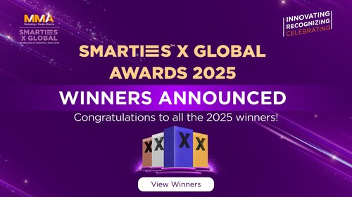 MMA Announces SMARTIES™ X Global 2025 Winners: Honoring Marketing That Drives Global Impact MMA Announces SMARTIES™ X Global 2025 Winners: Honoring Marketing That Drives Global Impact