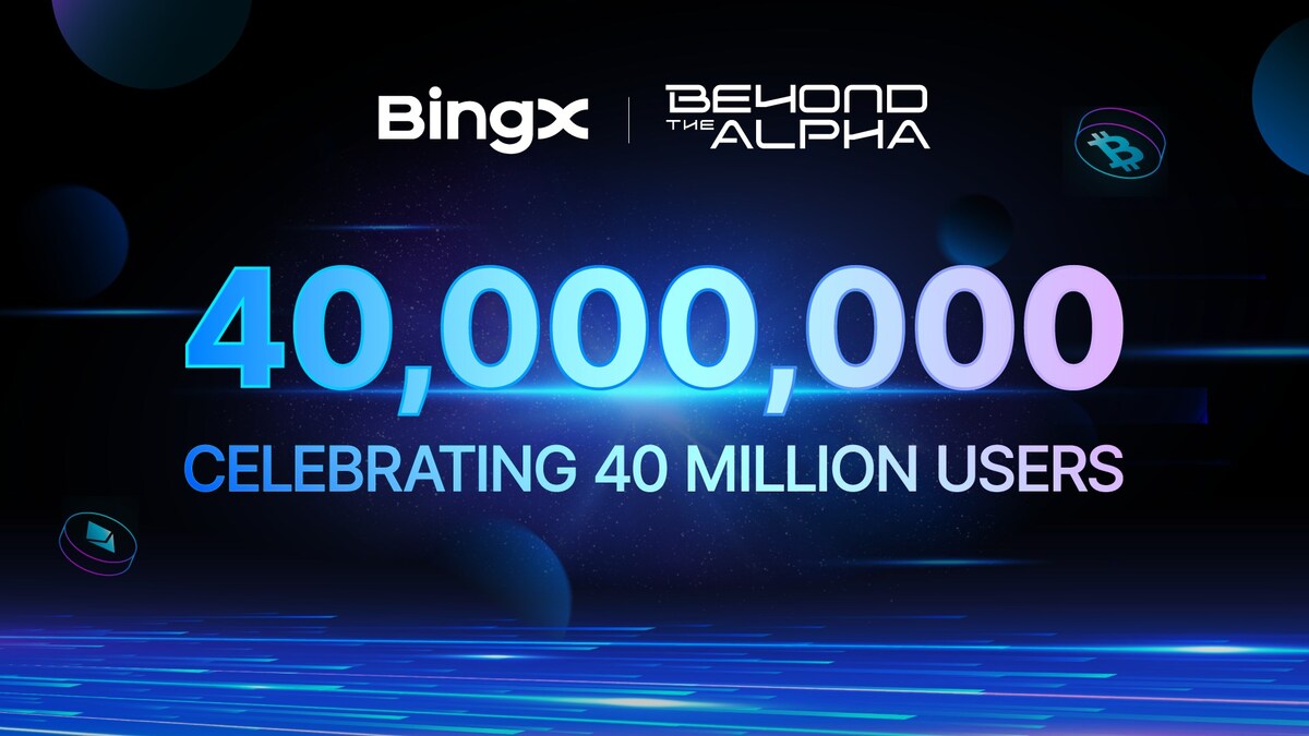 BingX Celebrates Reaching 40M Users in 2025 with Beyond the Alpha Campaign