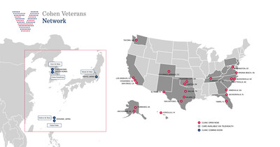 Cohen Veterans Network (CVN), a national not-for-profit integrated network of mental health clinics for post-9/11 veterans, service members and their families, announced plans to expand internationally to provide care to American military family members and federal employees on U.S. military bases in Asia. The network is working with the Army & Air Force Exchange Service (AAFES) to establish five Steven A. Cohen Military Family Clinics in Japan and South Korea.