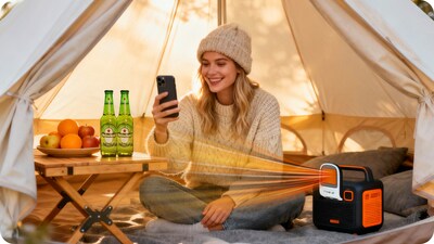 G-WILL Smart Heater Powered by Portable Power Station for Off-grid Glamping G-WILL Smart Heater Powered by Portable Power Station for Off-grid Glamping