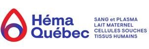 Héma Québec Logo (CNW Group/Héma-Québec) Héma Québec Logo (CNW Group/Héma-Québec)