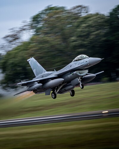 A previous F-16 Block 70 for Bulgaria ferry from Greenville, S.C. A previous F-16 Block 70 for Bulgaria ferry from Greenville, S.C.