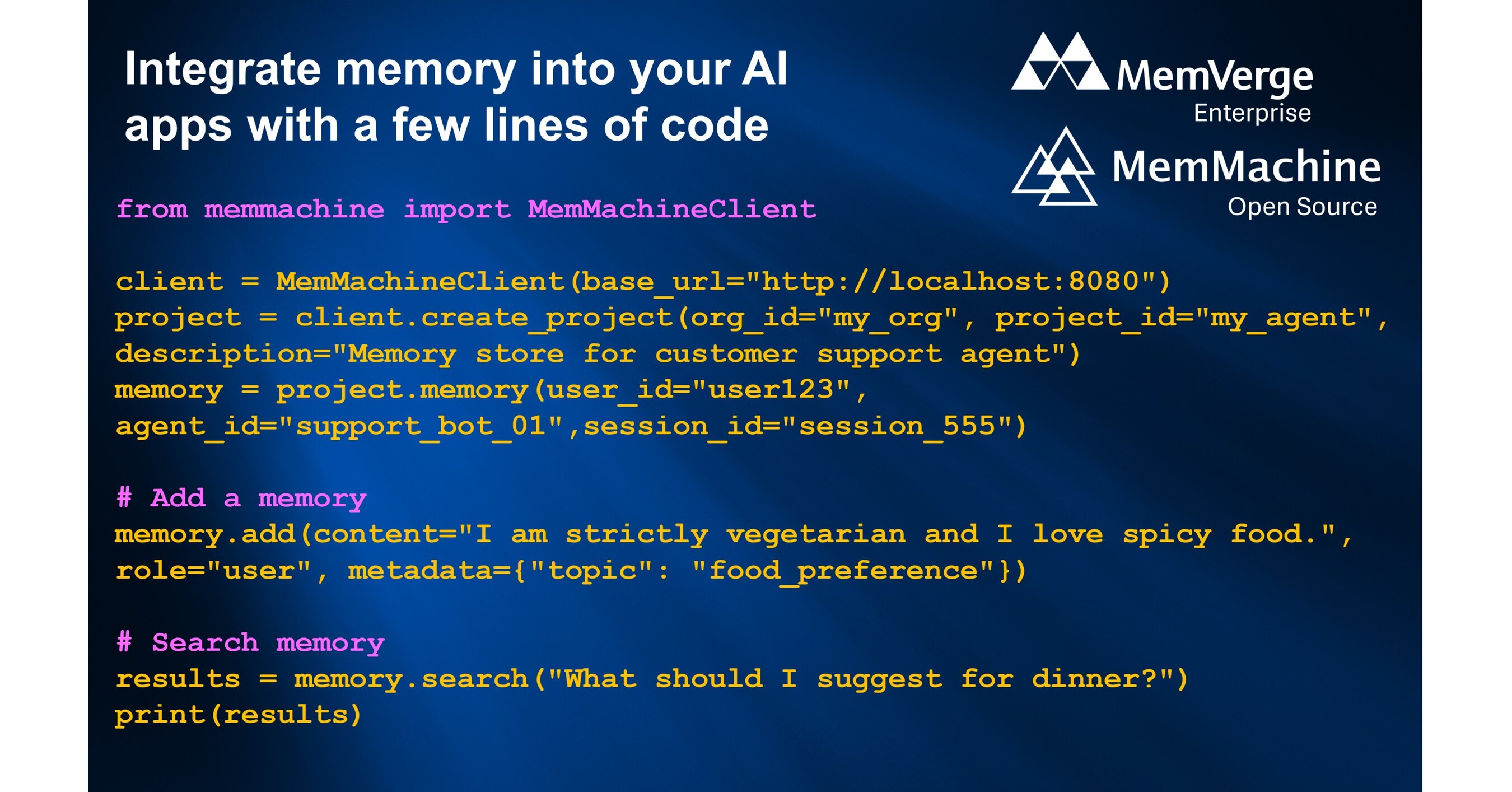 MemVerge Expands MemMachine Ecosystem and AI Memory System Capabilities