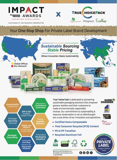 TrueChoicePack: Recipient of the 2025 Progressive Grocer Impact Award
