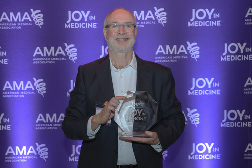 Thomas P. Campbell, MD, MPH, an emergency medicine physician, and chief wellness officer for AHN at the Joy in Medicine awards