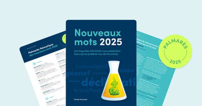 Nouveaux mots 2025 (Groupe CNW/Druide Informatique Inc.)