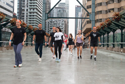 The team from Save of Species Alliance (SOSA), captained by reality TV personality and conservationist Blake Moynes, at the 2025 Climb for Nature. (CNW Group/World Wildlife Fund Canada) The team from Save of Species Alliance (SOSA), captained by reality TV personality and conservationist Blake Moynes, at the 2025 Climb for Nature. (CNW Group/World Wildlife Fund Canada)