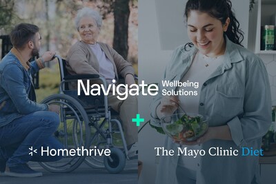 Navigate Wellbeing Solution's growing partner ecosystem now includes Homethrive and The Mayo Clinic Diet Navigate Wellbeing Solution's growing partner ecosystem now includes Homethrive and The Mayo Clinic Diet