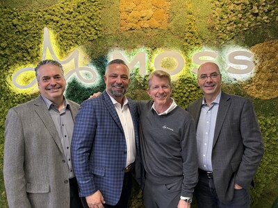 L-R: Vomela President & CEO Mark Auth; Fusion Senior Vice President Joe Covington; Moss President & CEO Jason Popp; and Riverside Operating Partner and Vomela Chairman of the Board Marc Jourlait L-R: Vomela President & CEO Mark Auth; Fusion Senior Vice President Joe Covington; Moss President & CEO Jason Popp; and Riverside Operating Partner and Vomela Chairman of the Board Marc Jourlait