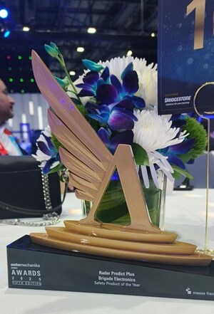 Brigade Electronics wins Safety Product of the Year for Radar Predict Plus at Automechanika Dubai 2025