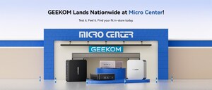 GEEKOM officially partners with Micro Center, allowing consumers to experience the future of computing firsthand.