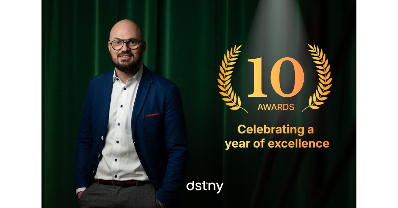 Dstny Celebrates Record-Breaking Year with 10+ International Awards for Cloud Communications Excellence