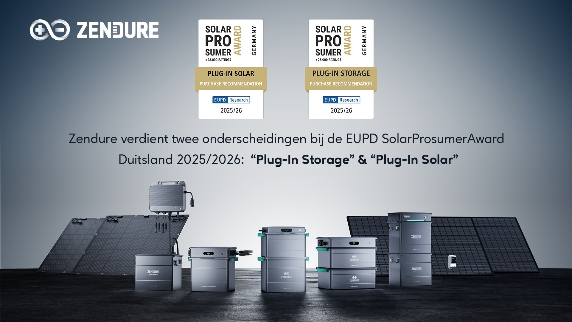 Zendure wint meerdere EUPD Research- en SolarProsumer Awards