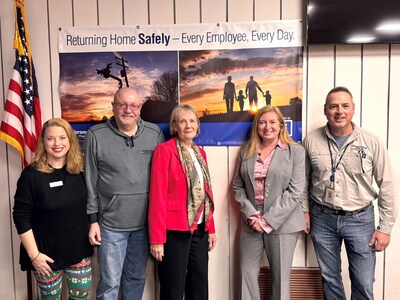 Leaders from JCP&L and educators from the Cooperman Barnabas Burn Center's education program