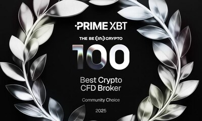 PrimeXBT Named ‘Best Crypto CFD Broker’ at 2025 BeInCrypto 100 Awards, Wins Community Vote PrimeXBT Named ‘Best Crypto CFD Broker’ at 2025 BeInCrypto 100 Awards, Wins Community Vote