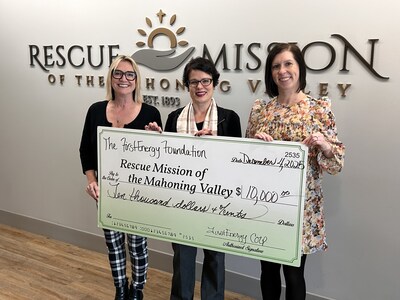 The grant supports programs that provide meals, shelter and vital resources to those experiencing homelessness in the Youngstown area. In the last year, the Rescue Mission has provided more than 130,00 meals to local people in need and sheltered more than a thousand people overnight, including men, women and children. The grant supports programs that provide meals, shelter and vital resources to those experiencing homelessness in the Youngstown area. In the last year, the Rescue Mission has provided more than 130,00 meals to local people in need and sheltered more than a thousand people overnight, including men, women and children.