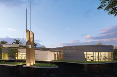 A rendering of the expanded Brooks Rehabilitation outpatient clinic in Orange Park, Florida.