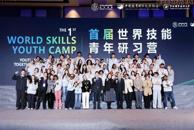 Group photo of guests and participants at the World Skills Youth Camp Group photo of guests and participants at the World Skills Youth Camp