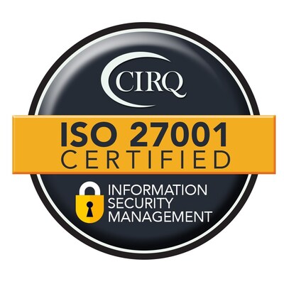 ISO 27001 Certified Badge