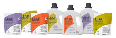Leaf & Mineral Plant Based Laundry Products (CNW Group/Leaf and Mineral) Leaf & Mineral Plant Based Laundry Products (CNW Group/Leaf and Mineral)