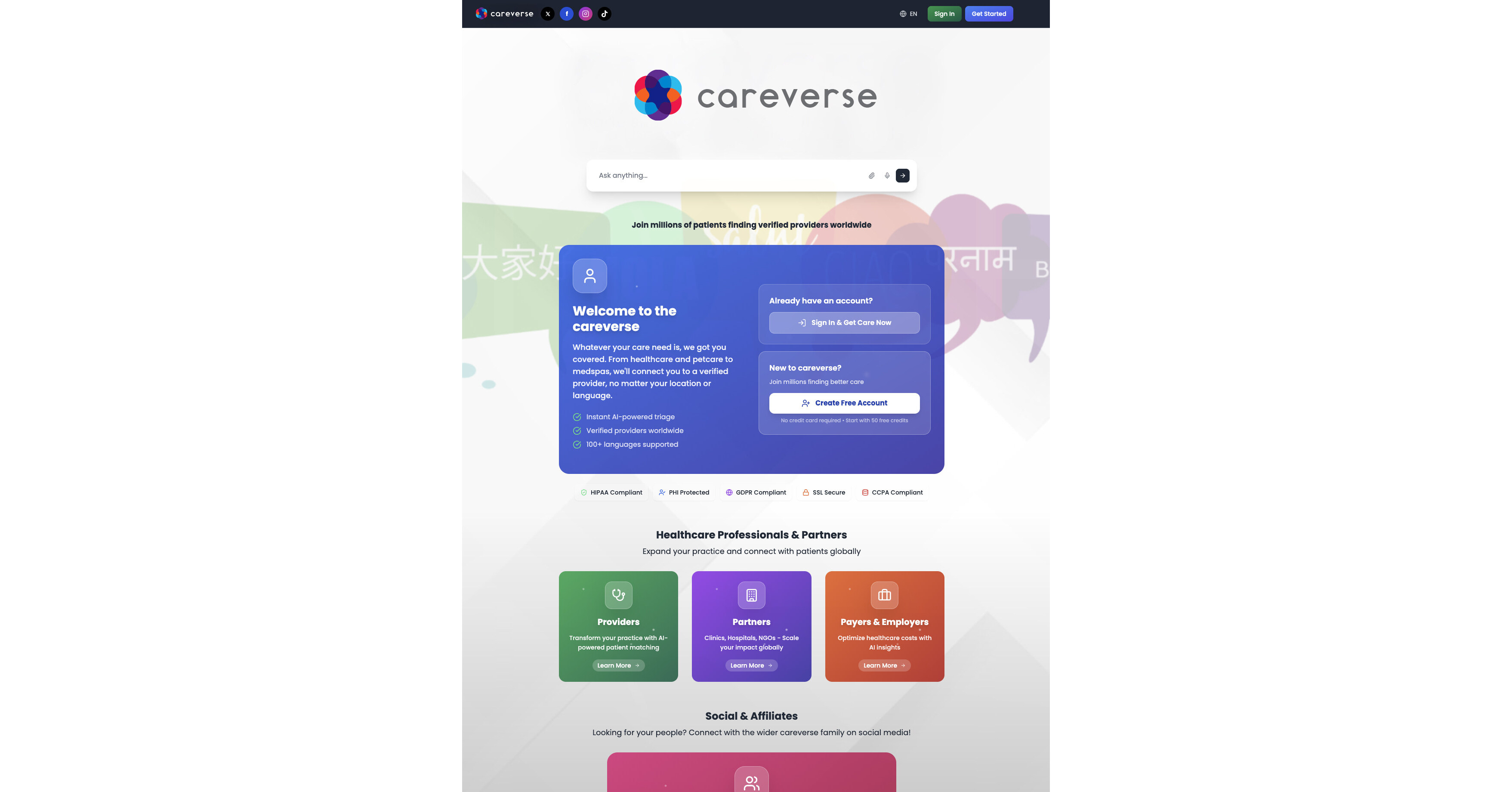 Careverse Announces the First AI Operating System for All Care -- Invites Providers to Become Founding Owners