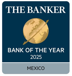 Banorte, under the leadership of Carlos Hank González, recognized as Best Bank in Mexico by The Banker for its innovation, strength, and client-centric approach