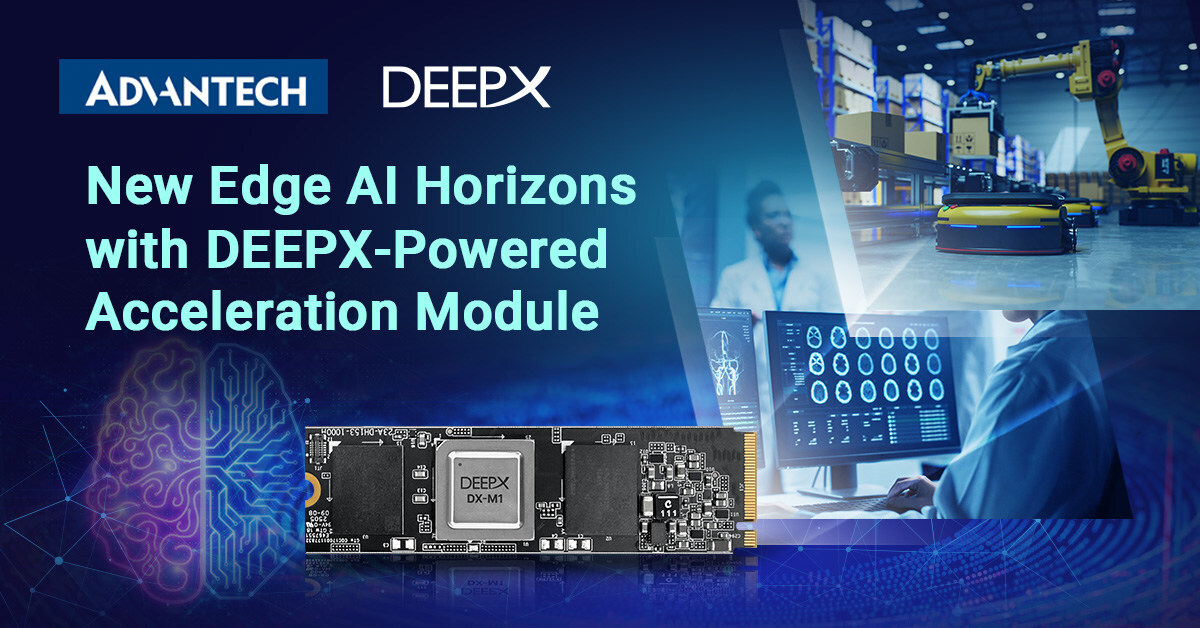 Advantech Expands Global Edge AI Partner Ecosystem with DEEPX and Launches First Joint Solution