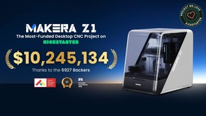 Makera Z1 Surpasses $10 Million on Kickstarter, Ushering in a New Era of Desktop CNC Manufacturing