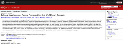 Belobog: Move Language Fuzzing Framework For Real-World Smart Contracts