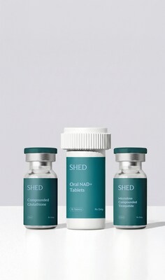 Shed Launches Three New Wellness Solutions: Microdose GLP-1, NAD+ and  Glutathione for Energy, Clarity, and Healthy Aging